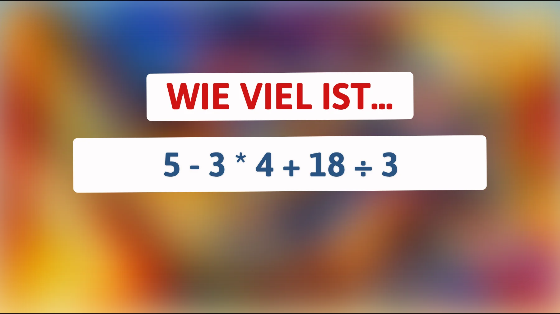 Bist du schlau genug, um dieses mathematische Rätsel zu lösen? Finde heraus, ob du den richtigen Ansatz hast!"