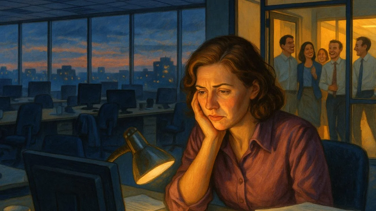 Bleibst du oft länger im Büro als nötig? Das könnte das Gegenteil von Engagement bedeuten, laut Psychologie 2025-12-26T22:26:09.340Z"