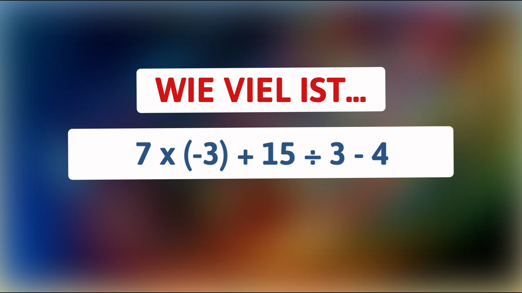 Nur 3% der Menschen können dieses Mathe-Rätsel lösen – gehörst du dazu? Probier es jetzt!"