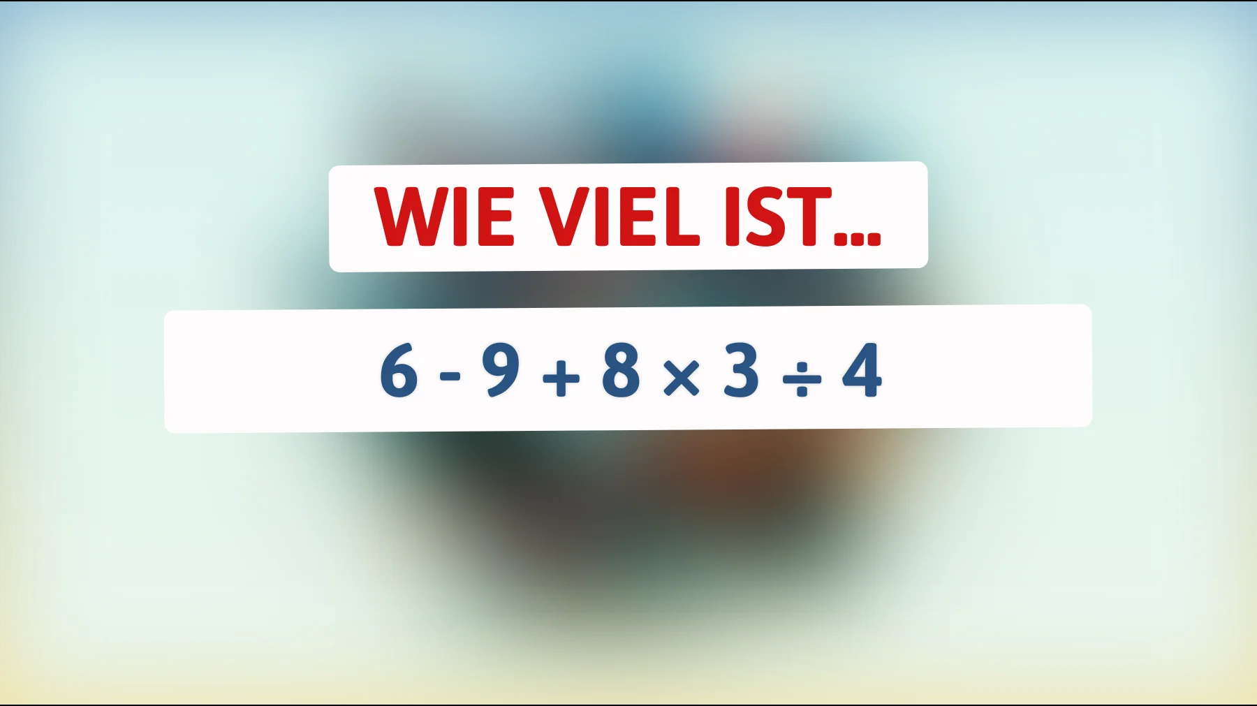 Nur 1% der Menschen können dieses knifflige Mathe-Rätsel lösen! Gehören Sie dazu?"