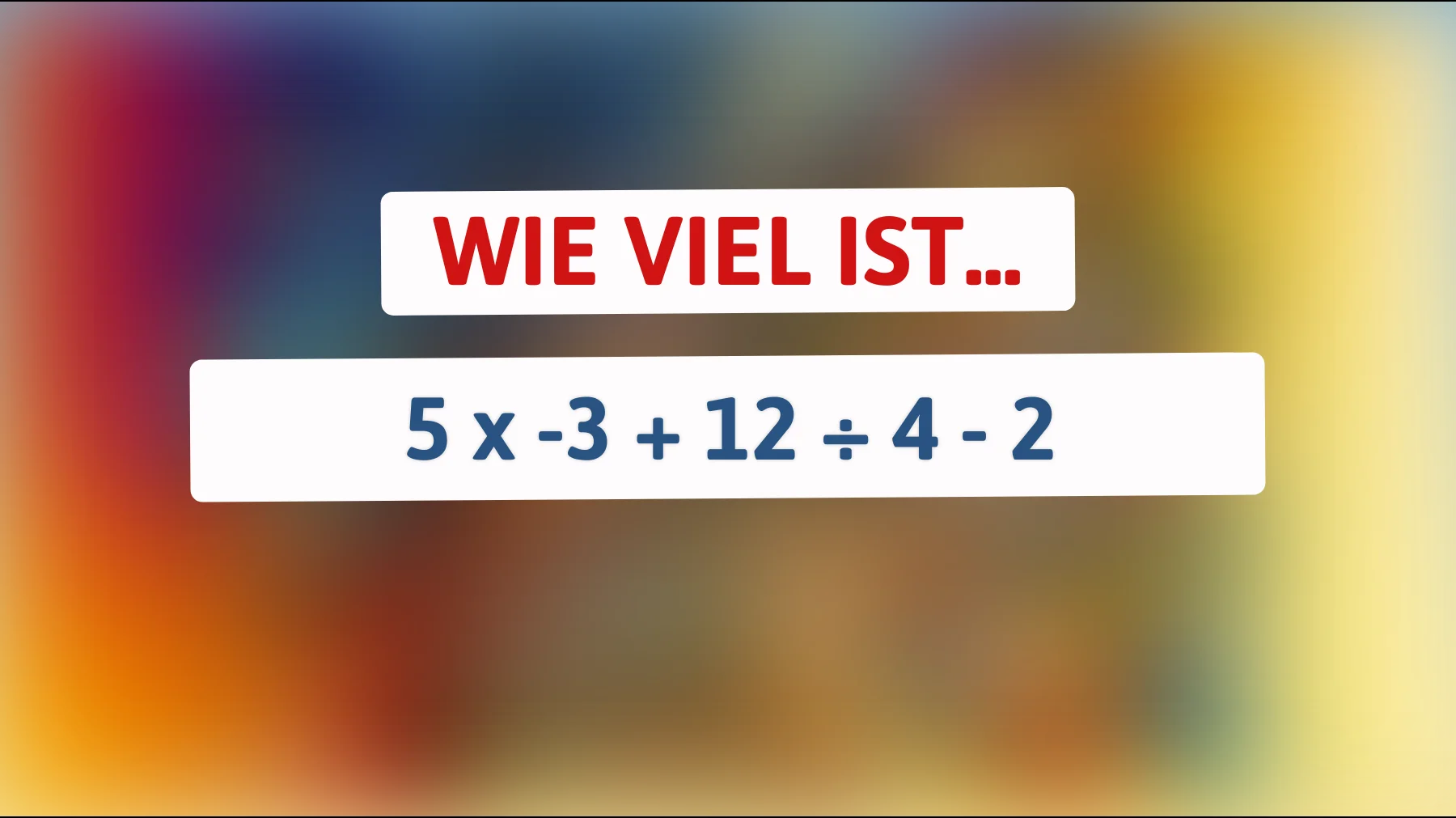 Nur Genies lösen es sofort: Beherrschst du dieses mathematische Rätsel? Teste jetzt dein Können!"